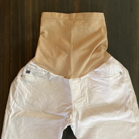 Ag Adriano Goldschmied White Maternity Ankle Jeans - Picture 5 of 13